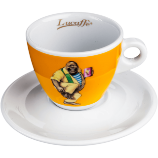 Lucaffe Collection Cappuccino beker geel