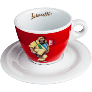 Lucaffe Collection Cappuccino beker rood